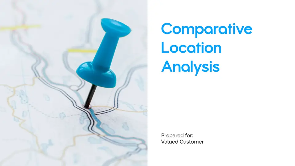 Comparative location analysis report cover